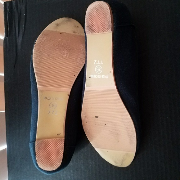 Yesstyle Navy Blue Hidden Wedge Flats - Picture 5 of 6